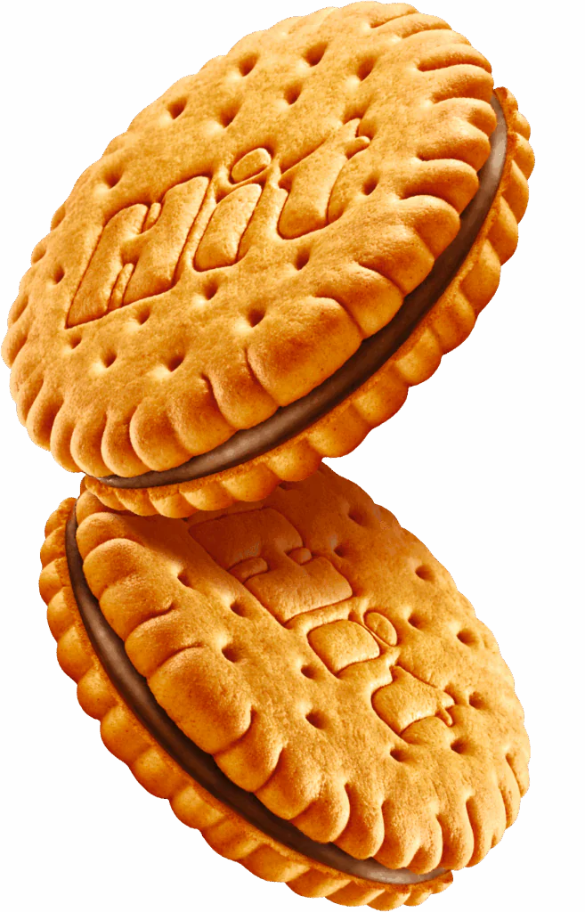 Ciasteczka HIT z kremem o smaku czekoladowym